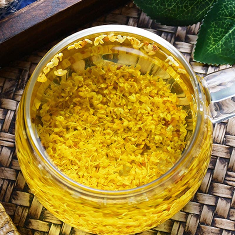 Yeyilə bilən Qızılı Osmanthus Çiçəkləri (Quru, Kükürdsüz Bitki Çayı) 3