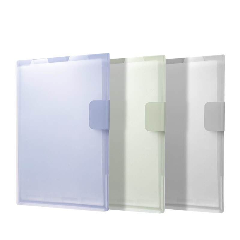 Deli Pm06 Fun Storage Series 13-Compartment Horizontal A4 Accordion Folder Portable Document Organizer Test Paper Folder 5