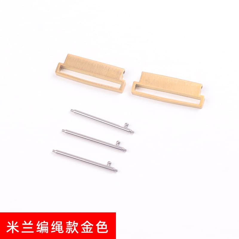 [milan perforated braided rope model] quick release gold