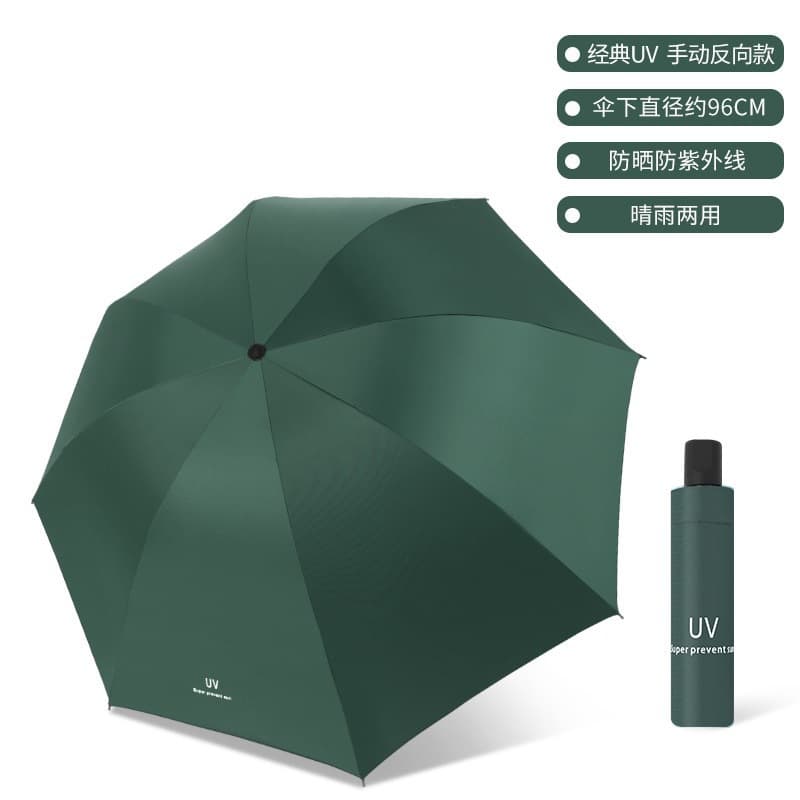 Manual 8-bone uv-dark green