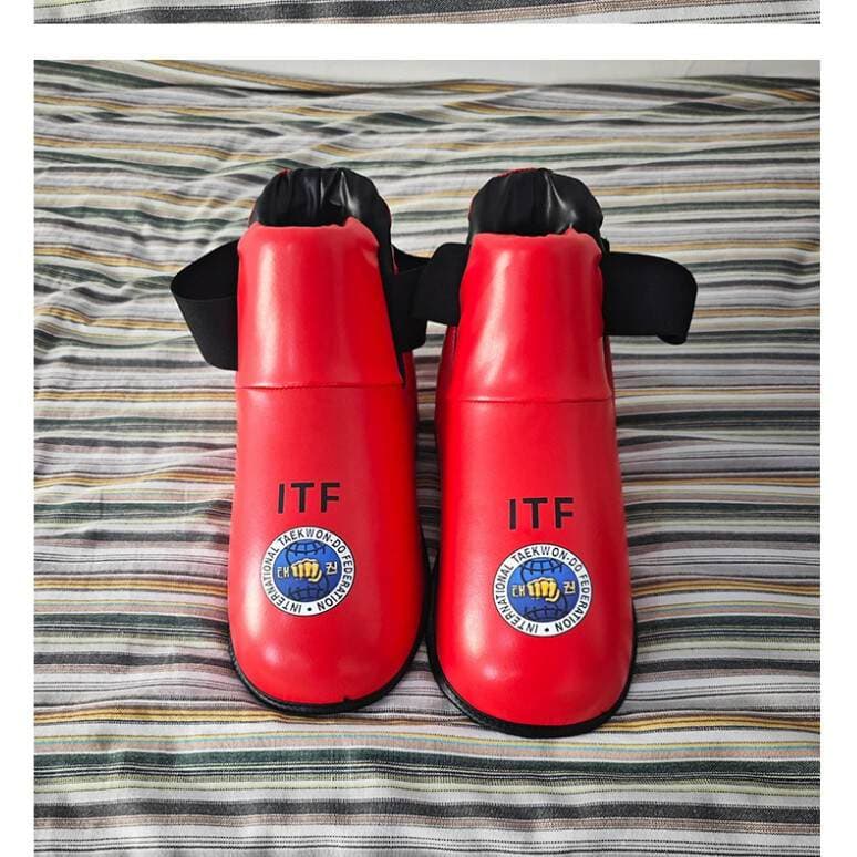 Itf Taekwondo Competitive Gloves, Foot Guards, Boxing Gloves, Training Protective Gear Set, Foot Protection, Shoulder Protection, and Warmth 3
