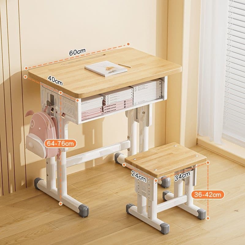 [summer sale] 60*40 oak table and stool comes with installation tools