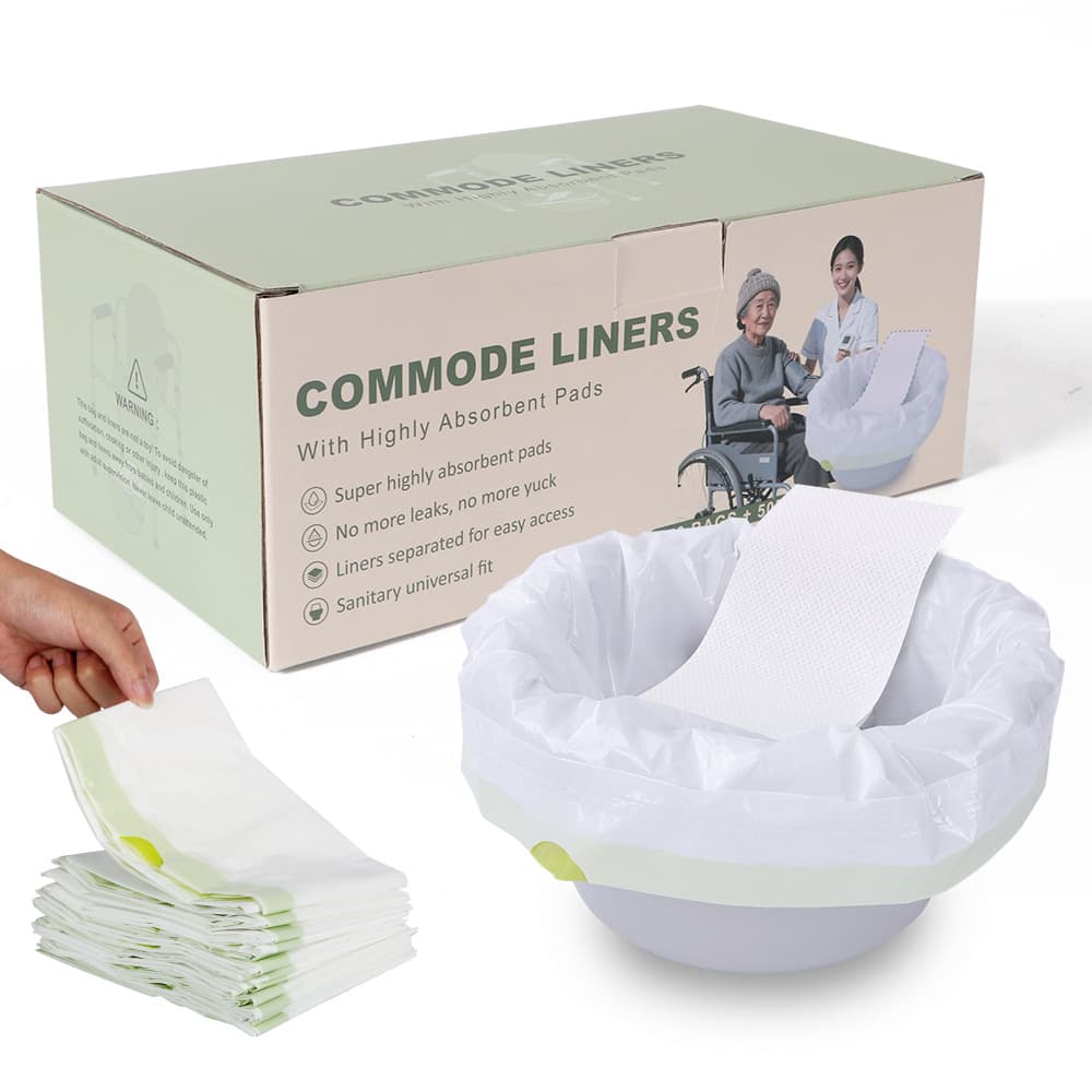 50pcs boxed bedpan bag