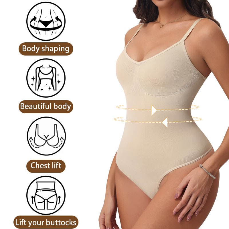 Cross-Border Sk Kardashian-Style Shapewear, Tight-Fitting Butt-Lifting, Tummy-Tucking, Waist-Cinching, Strapless Skims Seamless Bodysuit 2