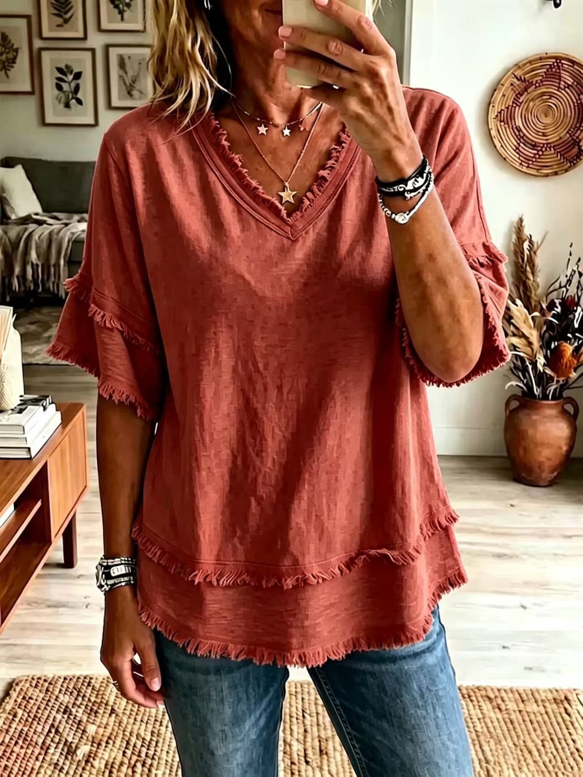 Brick red