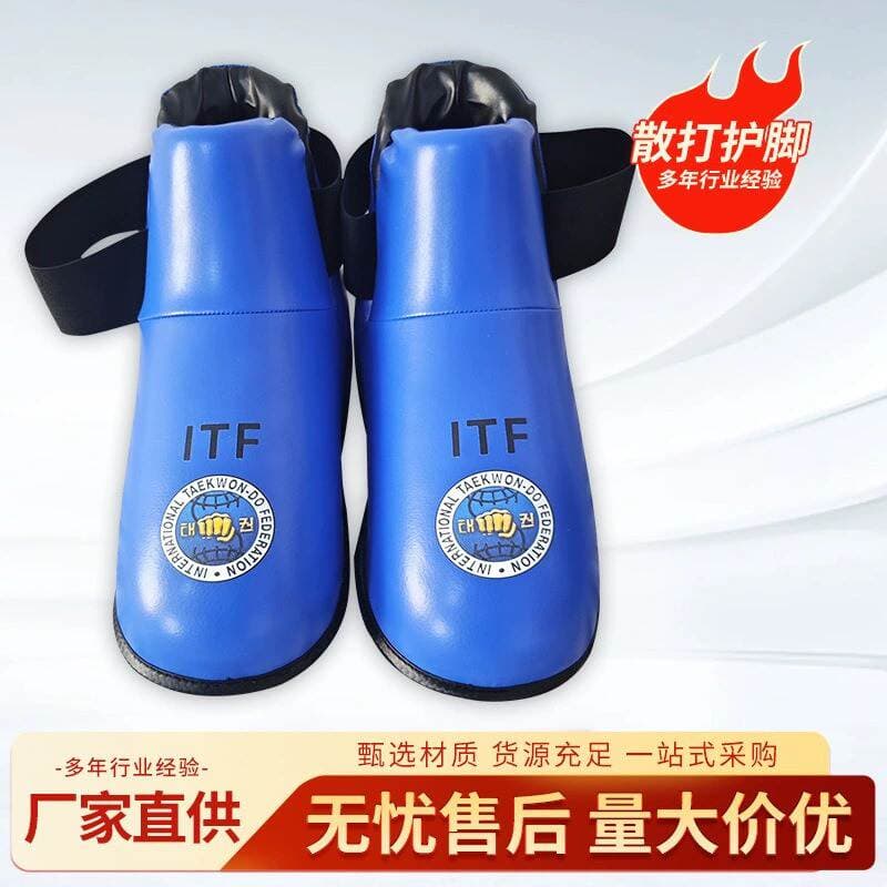 Itf Taekwondo Competitive Gloves, Foot Guards, Boxing Gloves, Training Protective Gear Set, Foot Protection, Shoulder Protection, and Warmth 2