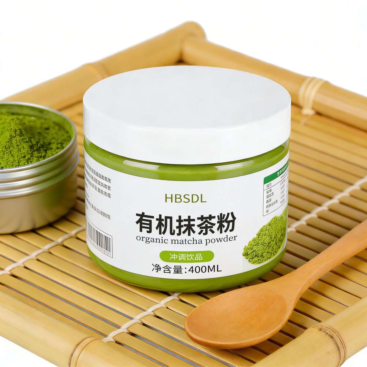 Matcha balı, çiyələk cemi və fıstıq yağı üçün PET plastik butulka. 4