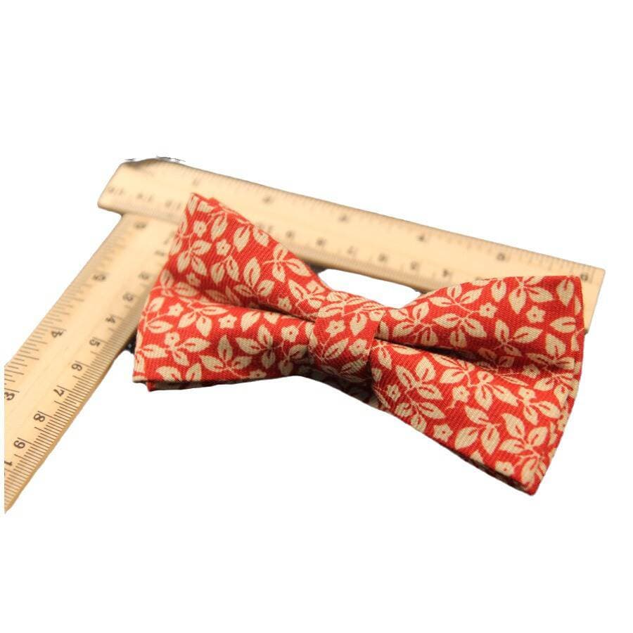 Korean version of bow tie men's casual fashion cotton printed suit bow knot men's and women's new flower manufacturers 5