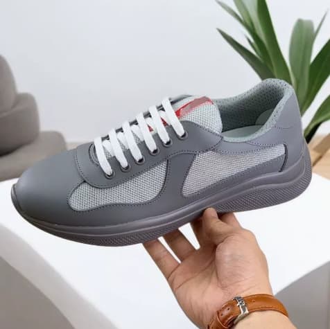 Gray - nubuck leather