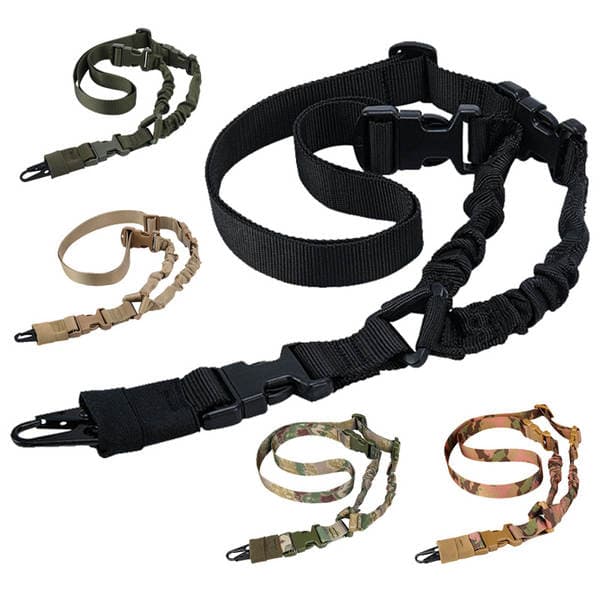 Cross-Border Hot-Selling American Single-Point Diagonal Tactical Sling Military Fans Outdoor Alloy Multi-Functional Adjustable Gun Rope in Stock