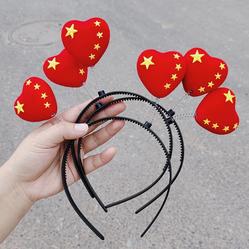 One Love flag headband