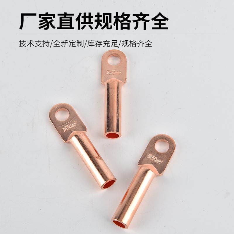 Phoenix Copper Nose Dt National Standard Grade a Purple Copper Tin-Plated Acid-Washed Oil-Blocking Rohs Certified/Ce Certified Copper Terminal Block 3