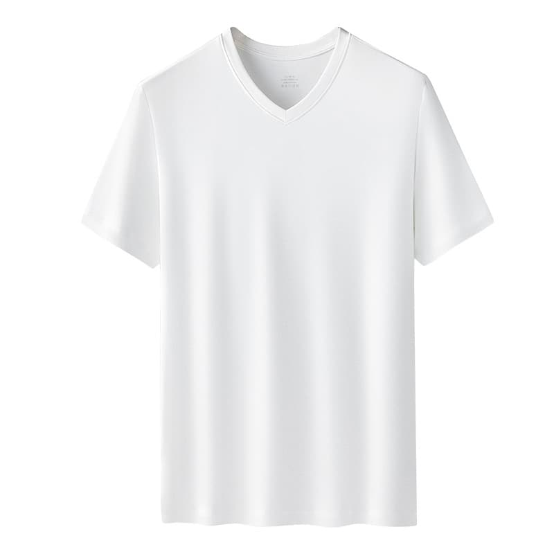V-neck-warm White