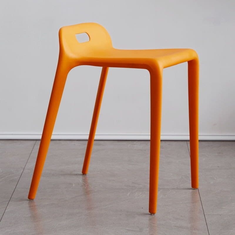 Orange Horse Stool [Economic Model, Load Capacity 200kg]