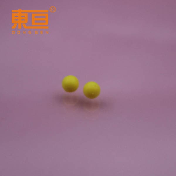 RJQ8 yellow soft rubber ball soft rubber bead diameter 7.3mm TPR soft material can be inspected small production parts