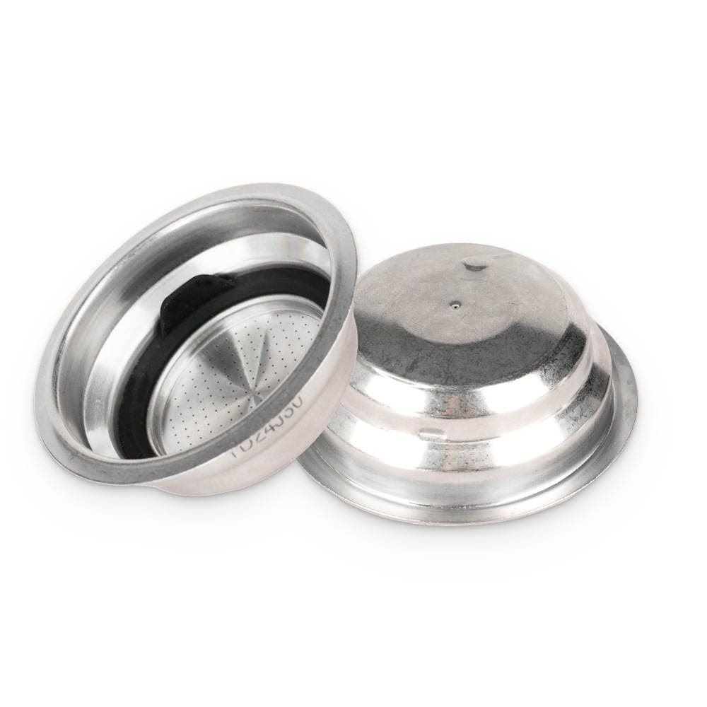 51 mm qəhvə tozu qabı, silikon contalı, paslanmayan polad ikiqat təzyiqli filtr fincanı 5