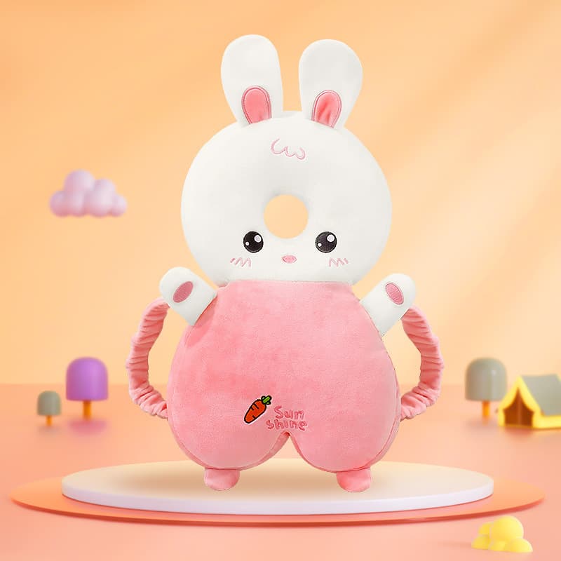 Embroidered carrot rabbit + horizontal belt (half velvet style)