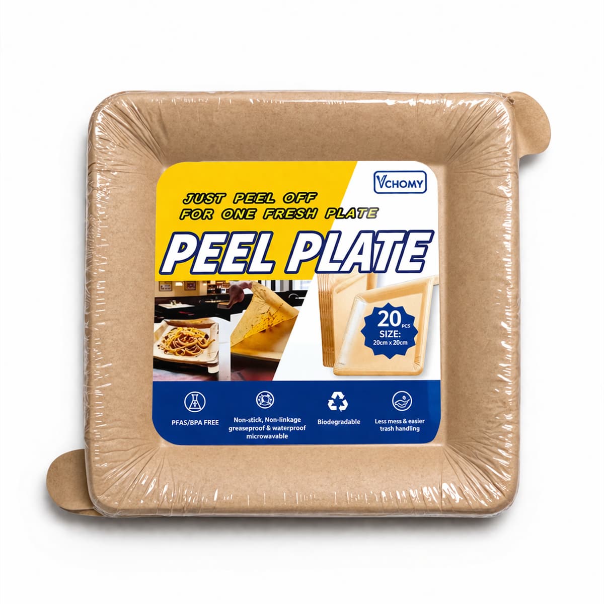 24cm [Square Silicone Paper] with paper tray