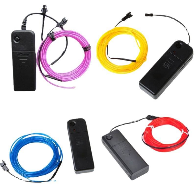 Multi-Color stage Human body props luminous lines el car decoration unilateral cold light chasing light 5