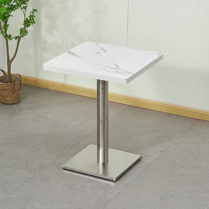 White imitation marble 60*60 stainless steel chassis (not shipped in one piece)