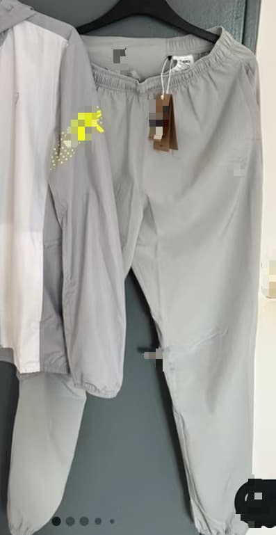 Gray trousers