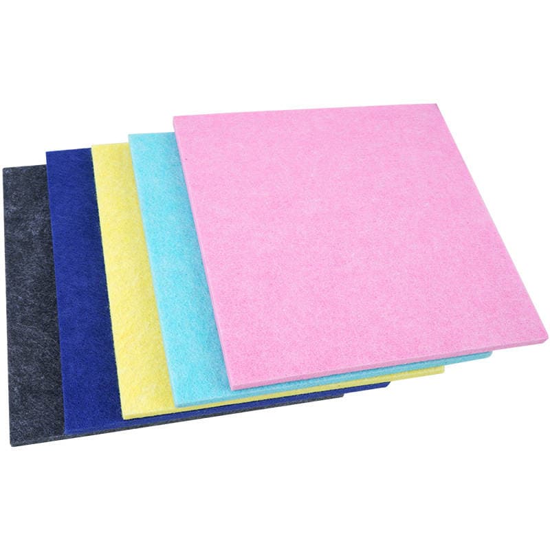 Özü yapışan polyester lifli səs udan panellər (səs izolyasiyası və dekorasiya üçün) 5
