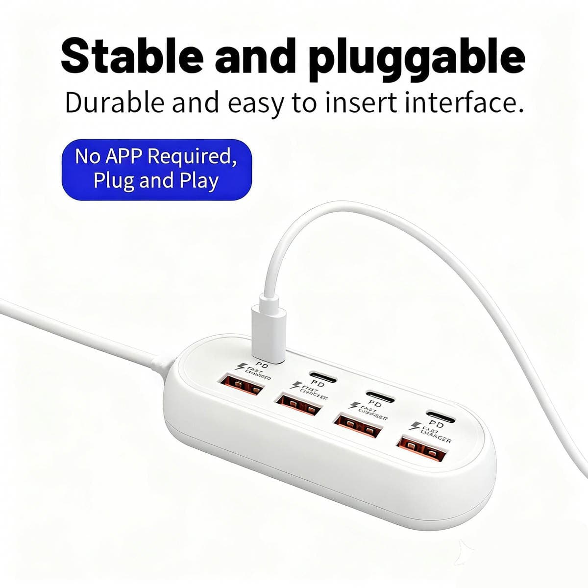 Səkkizi-birində Dokinq Stansiyası, 4 USB, 4 Type-C, PD Sürətli Şarj 4