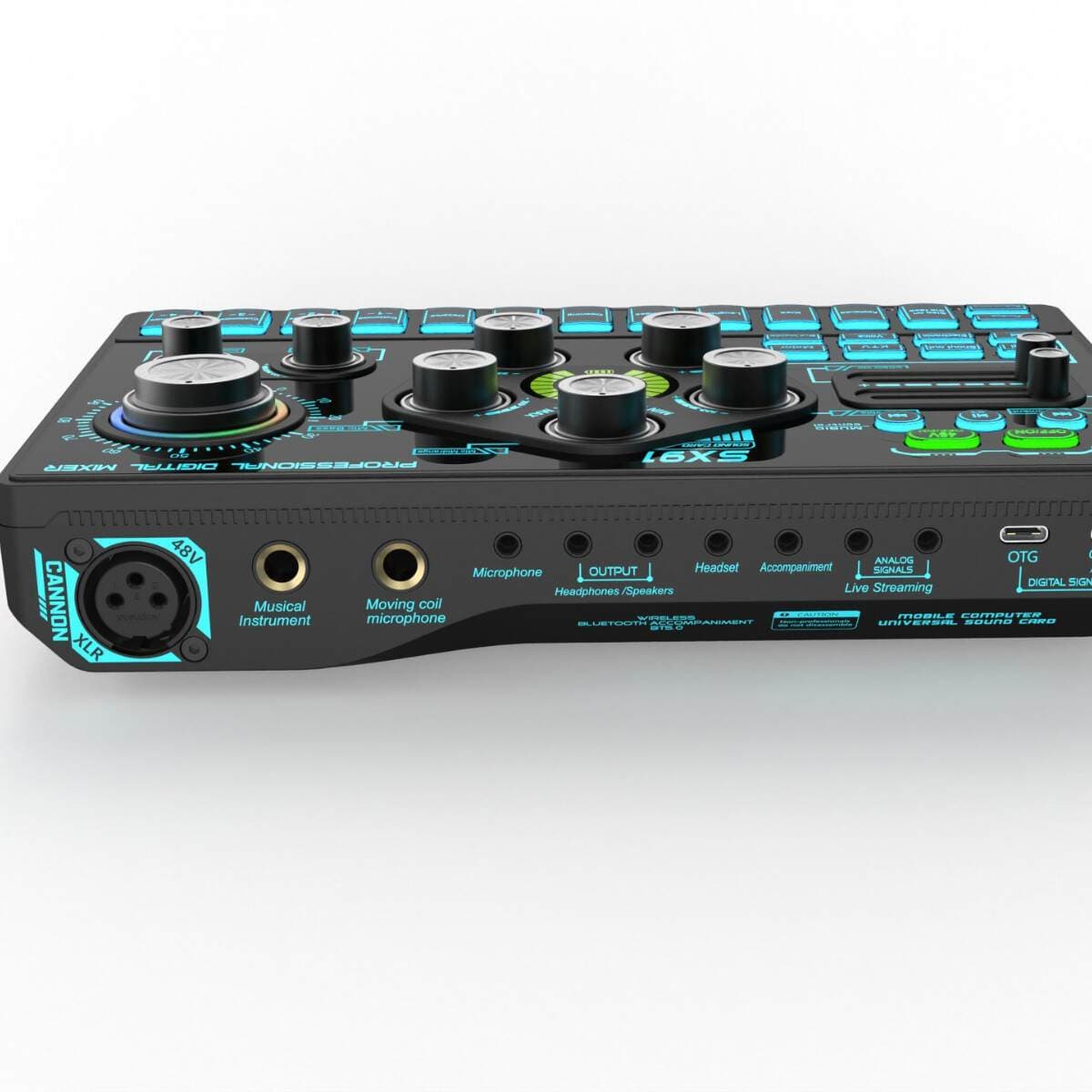 New Sound Card Sx91, a Selected English Live Streaming Dedicated Sound Card for Mobile Phones and Computers, Complete Set of Mobile Device Sound Cards 4