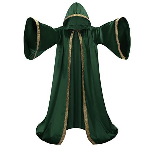 Velvet lace cape-green