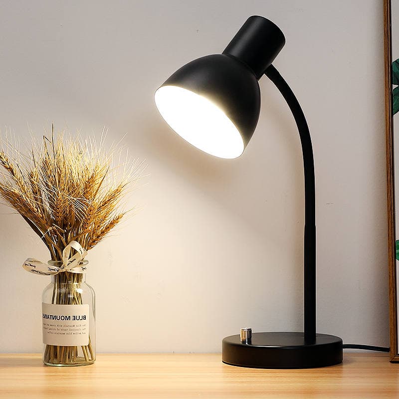 Eye Protection Led Desk Lamp Study Desk Dormitory Plug-In Student Kidsren's Desktop Metal Simple Office Reading Desk Lamp 4