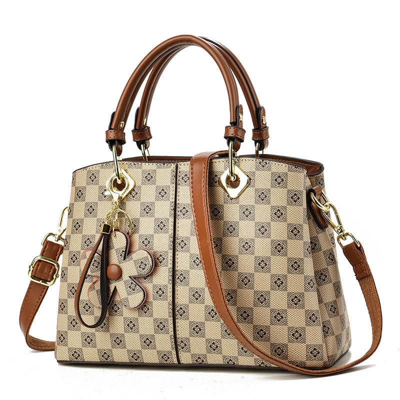 Cross pattern brown