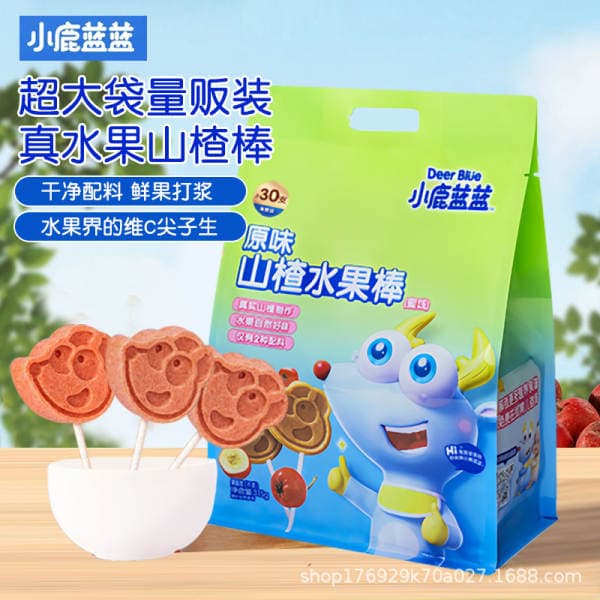 Little Deer Hawthorn Fruit Sticks Bulk Pack Hawthorn Candy Meat Strips Baby and Children's Snacks Brand Authentic Product