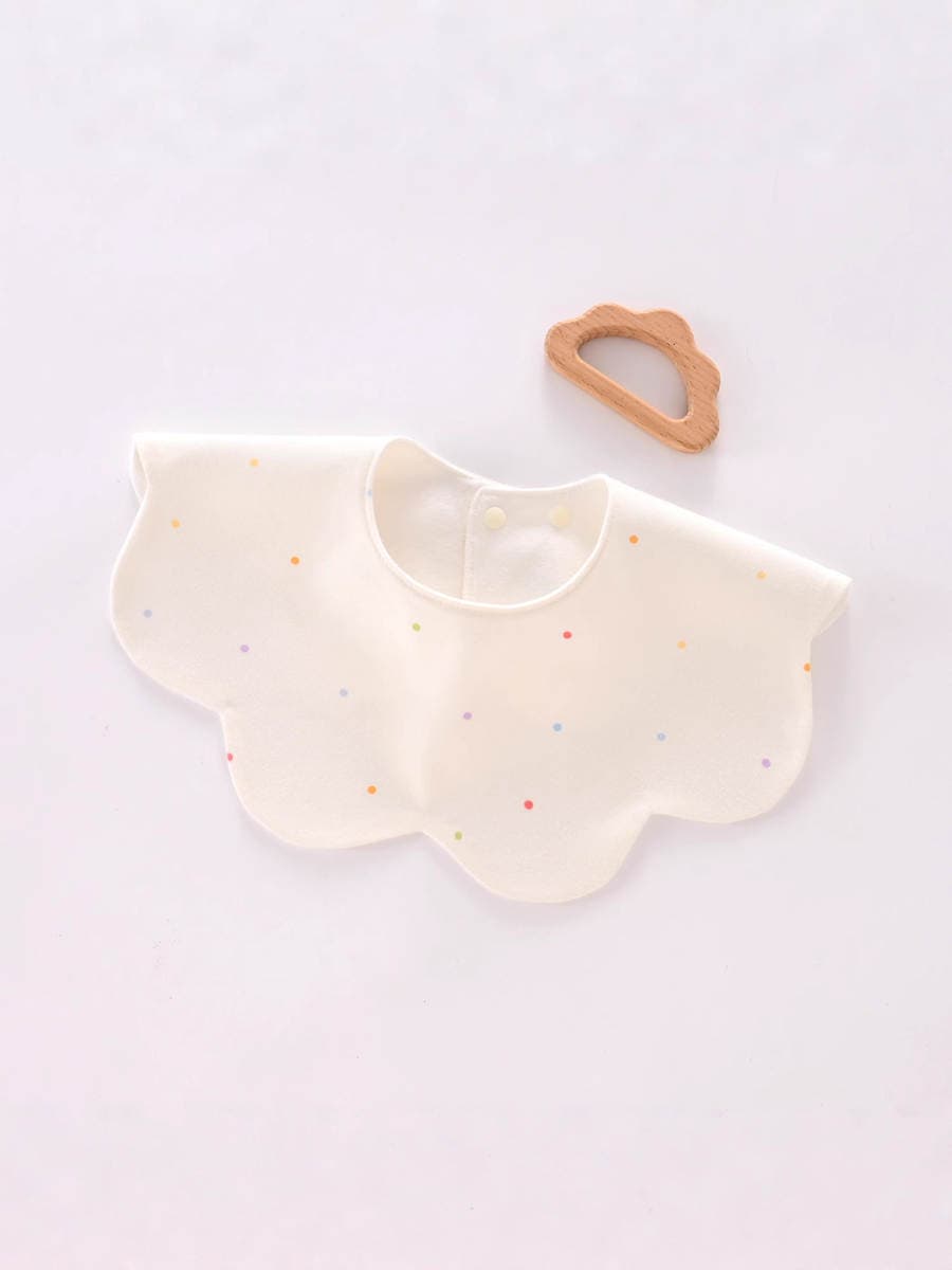 Baby Saliva Towel Newborn Supplies Waterproof Bib Mother and Baby Pure Cotton Bib Type a 360 Degree Enlarged Saliva Towel 5