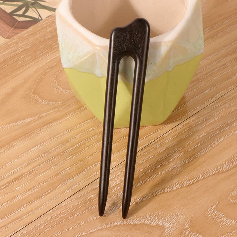 Purple sandalwood u hairpin--01 style (15cm)