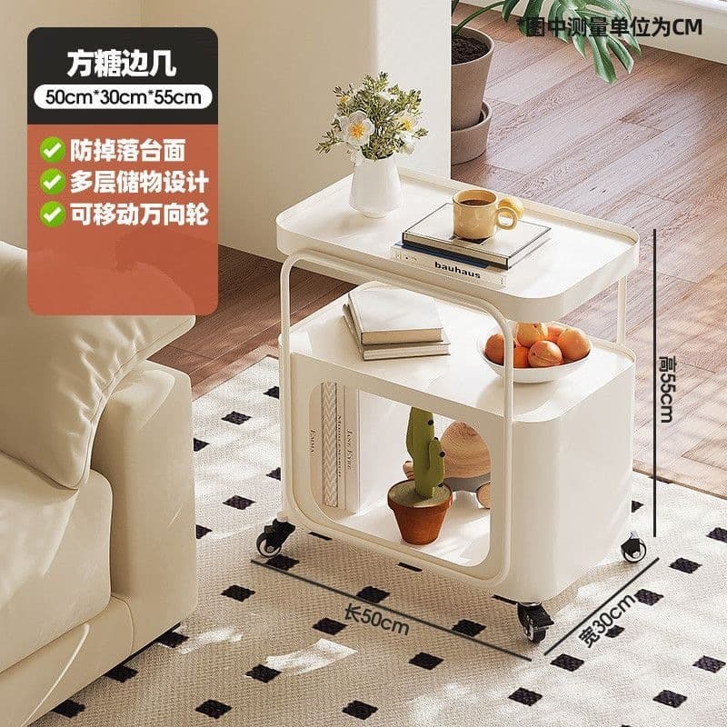 Off-white-iron panel-50cm [rectangular]