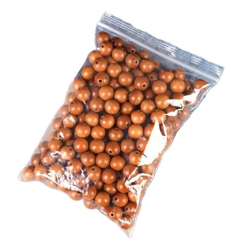 Jujube ağacından dəyirmi muncuqlar, DIY bilərziklər və zərgərlik üçün 5