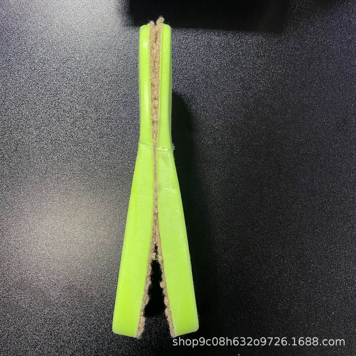 Pu boken green bottom coffee velvet curly hair 2cm