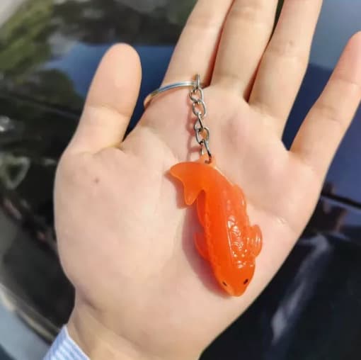 1 koi fish keychain