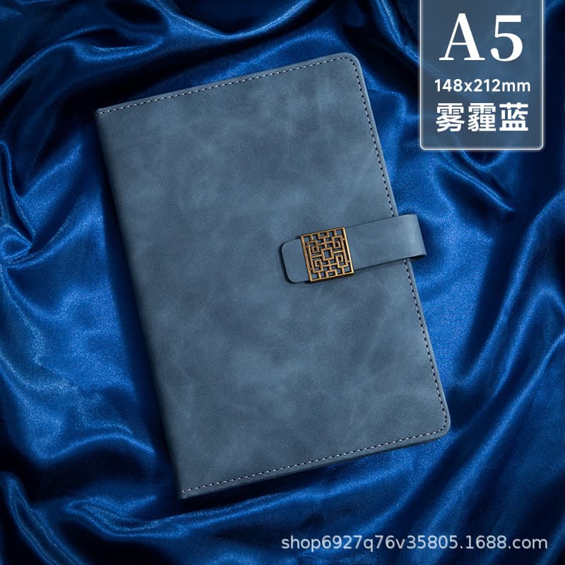 A5-window grille button haze blue