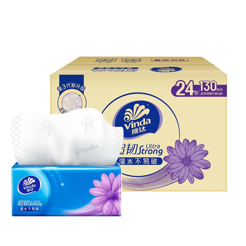 [24 packs/box] vinda super tough 130 pumps