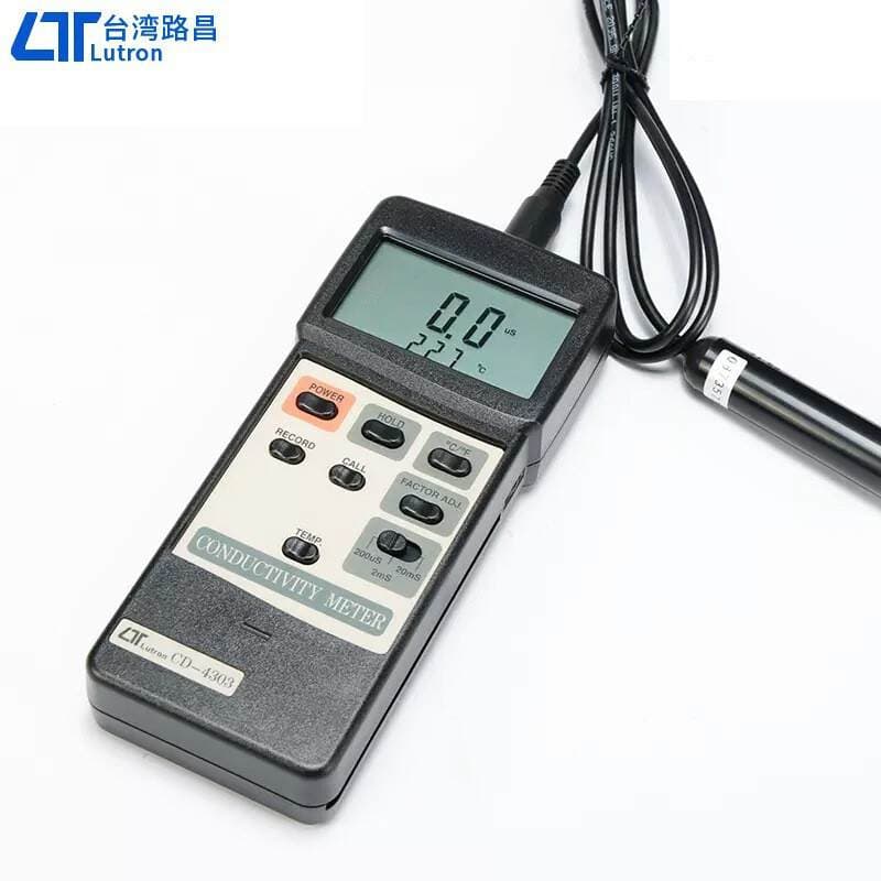 Taiwan Luchang Cd4301 Conductivity Meter Cd-4303 Professional Water Quality Analyzer Three-Digit Semi-Digital Display Temperature Compensation 4