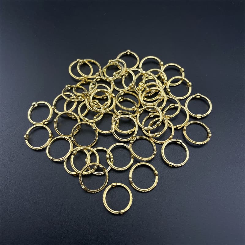Suitable for 10mm bead ring [imitation gold]]