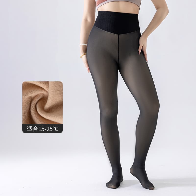 200g v-waist black translucent skin with feet