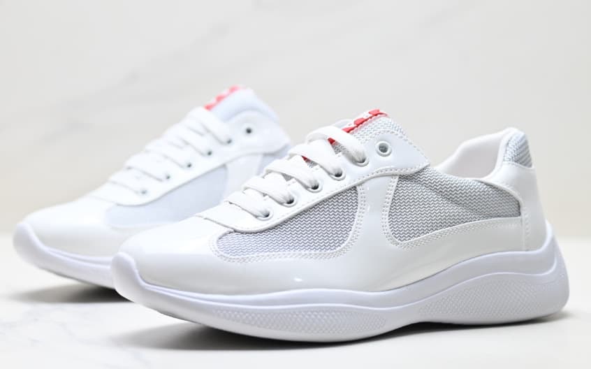 All white