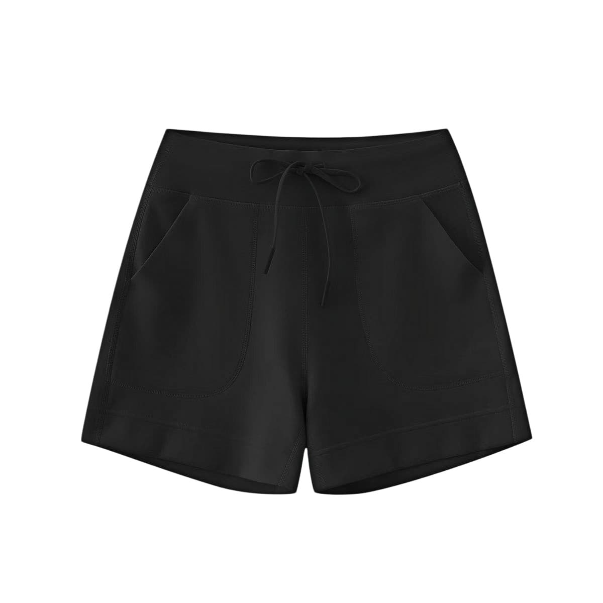 Black-three-quarter pants