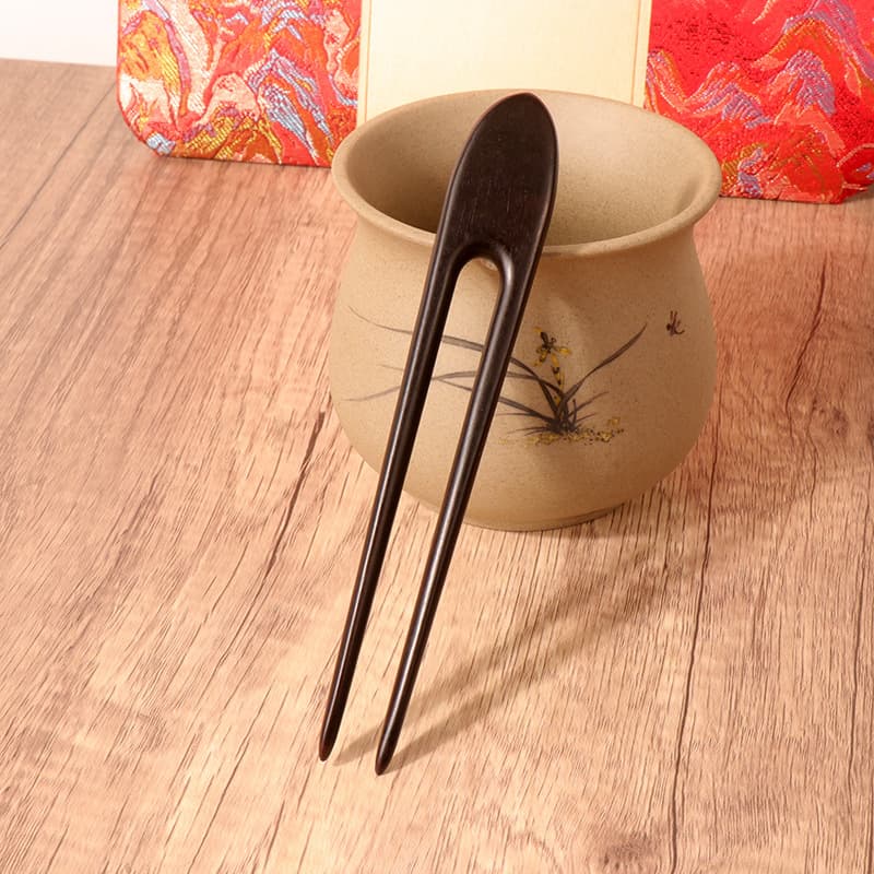 Purple sandalwood u hairpin--28 styles (16x2.5)