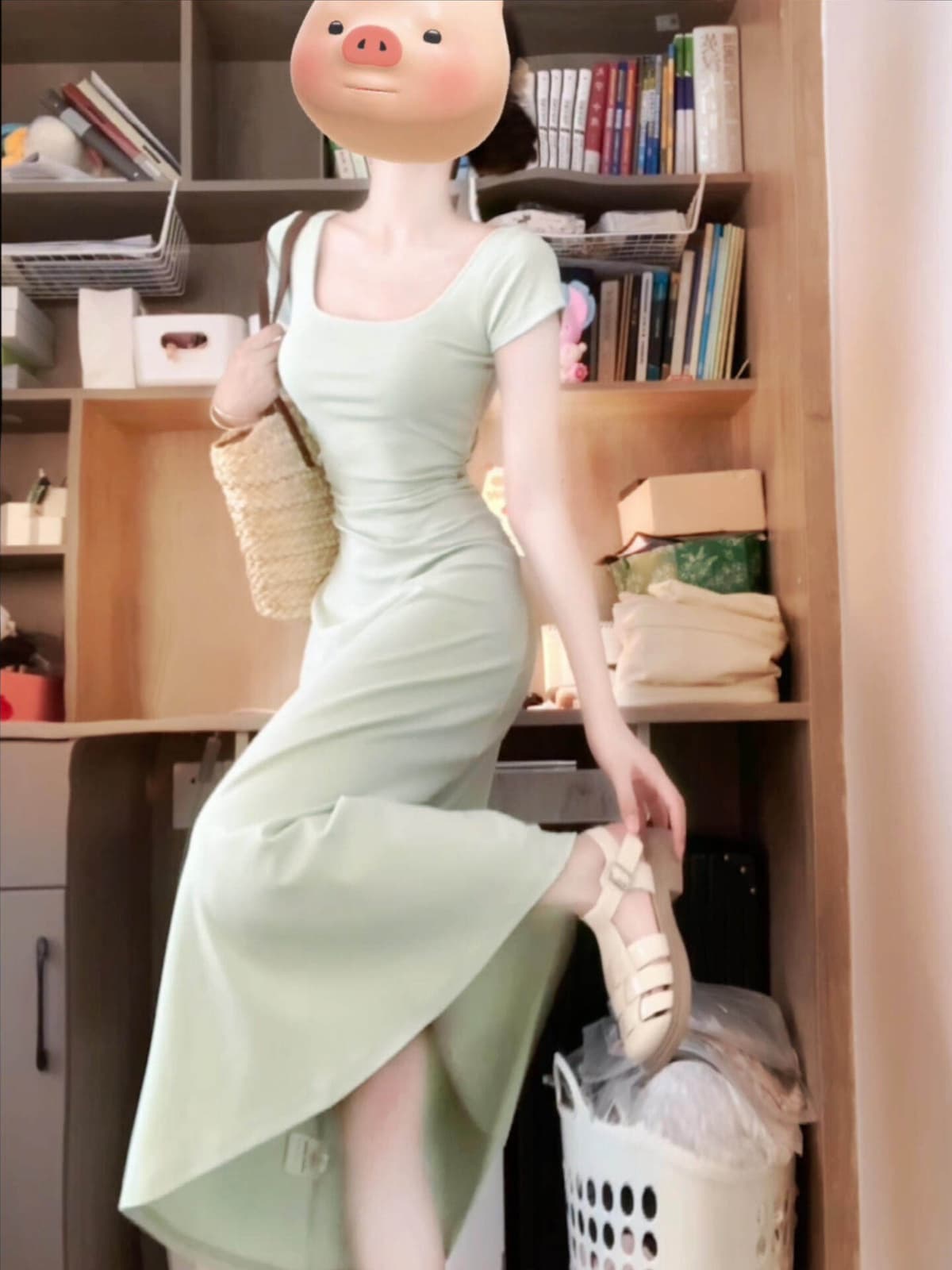 Green [long style]