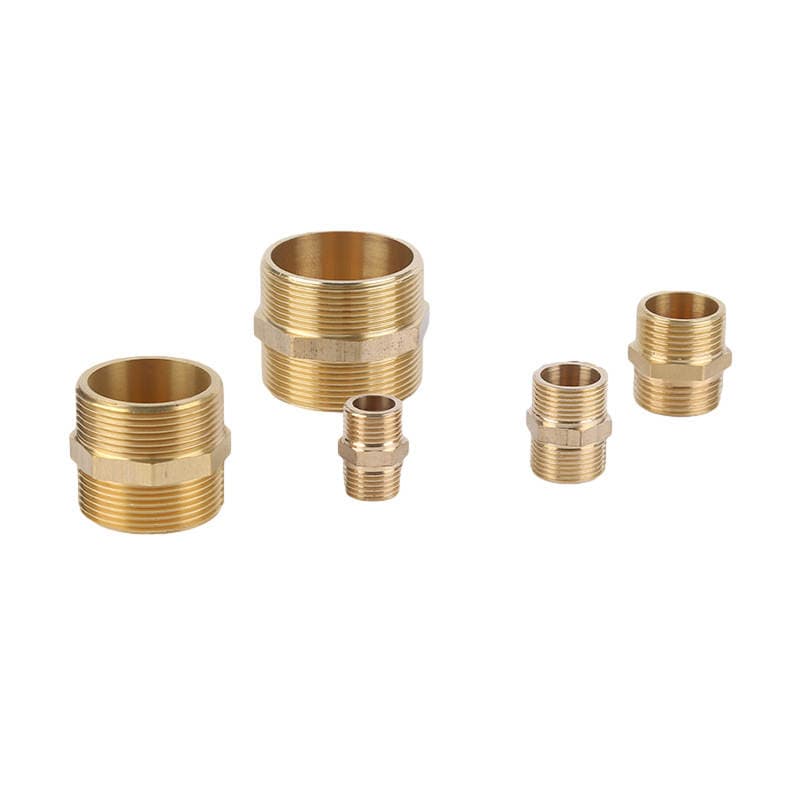 Plumbing hardware accessories wholesale outer wire joint thickened brass stainless steel wire joint variable diameter inner and outer wire 5