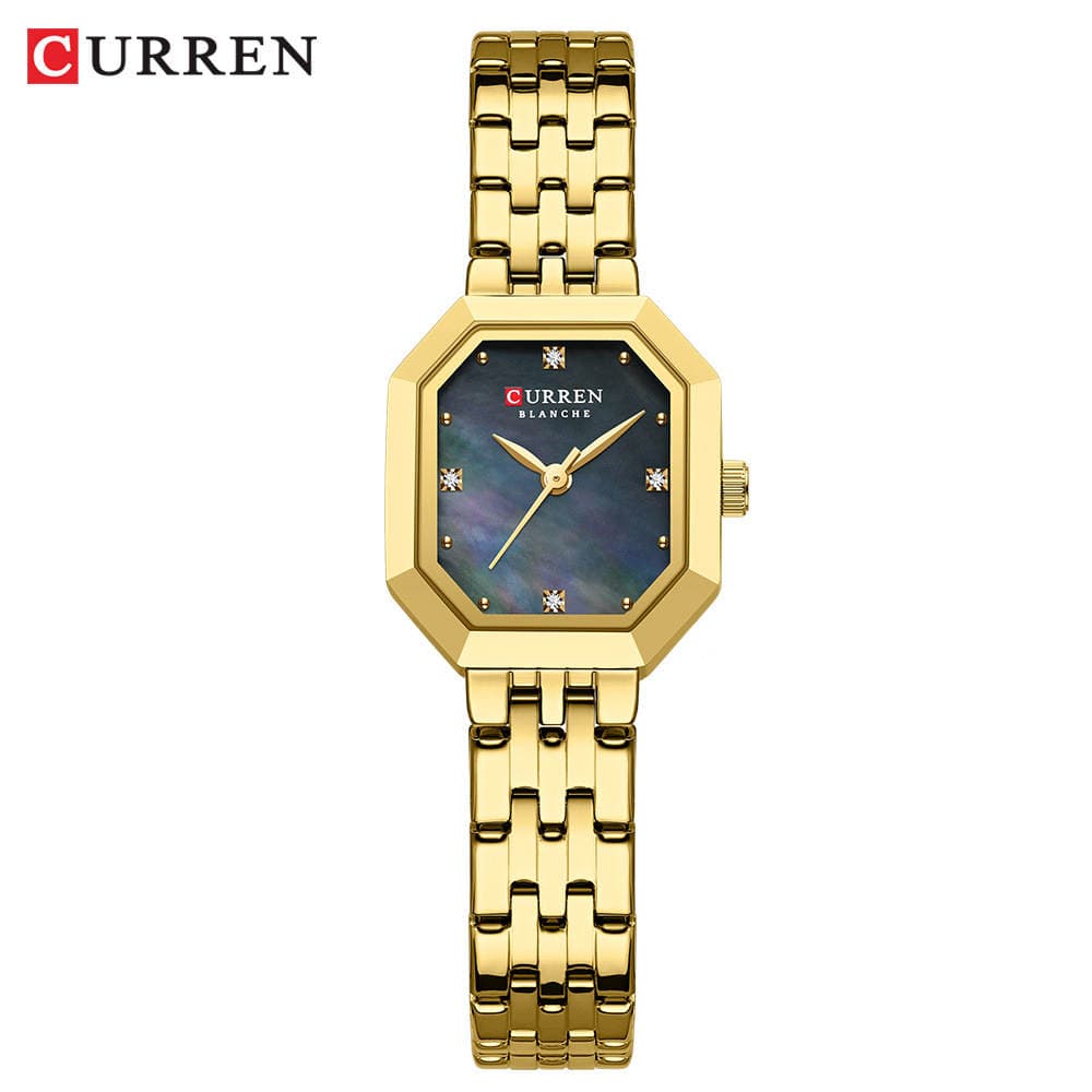 Curren 9108 Yeni Dəbli Qadın Saatı, Sədəf Səthli, Zərif və Rəngli 2