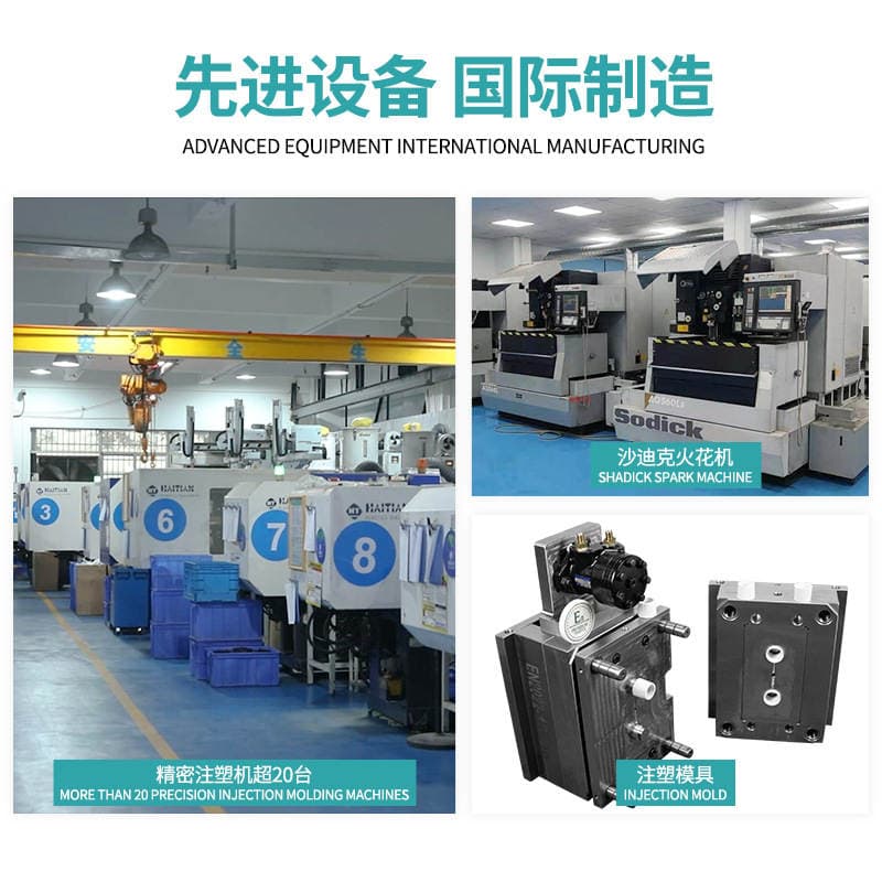 Precision Injection Mold High-Pressure Cleaning Machine Pump Head, Hot Water Pump, High Temperature and Corrosion Resistant Plastic Products, Direct Supply from Manufacturer 4